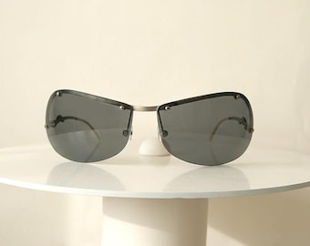 Sunglasses ROBERTO CAVALLI Rimless Mask Wrap Around Matrix iconic vintage
