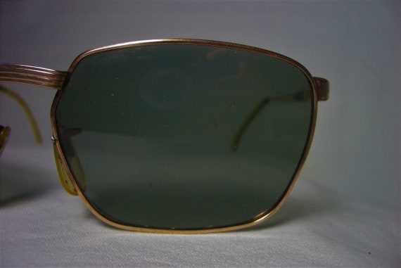 Polaroid, sunglasses, Aviator, gold plated, frame… - image 3