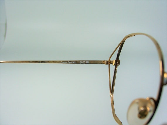 Prestige, eyeglasses, Gold plated, Aviator, Scall… - image 7