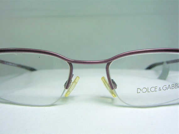 Dolce & Gabbana, eyeglasses, half rim, square, ov… - image 2