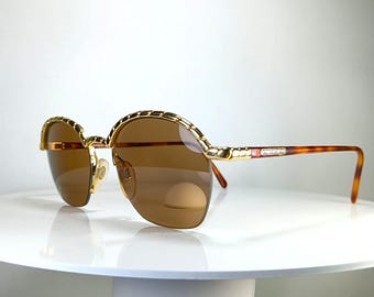Sunglasses MIMMINO half rim oval square frames New Old Stock iconic vintage rarest