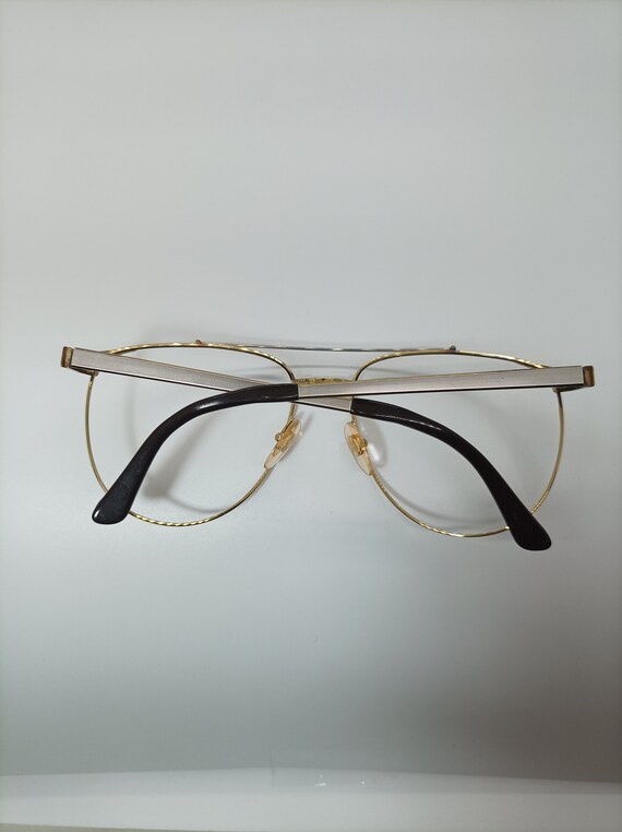 Alfred Dunhill, luxury eyeglasses, Aviator, Gold … - image 9