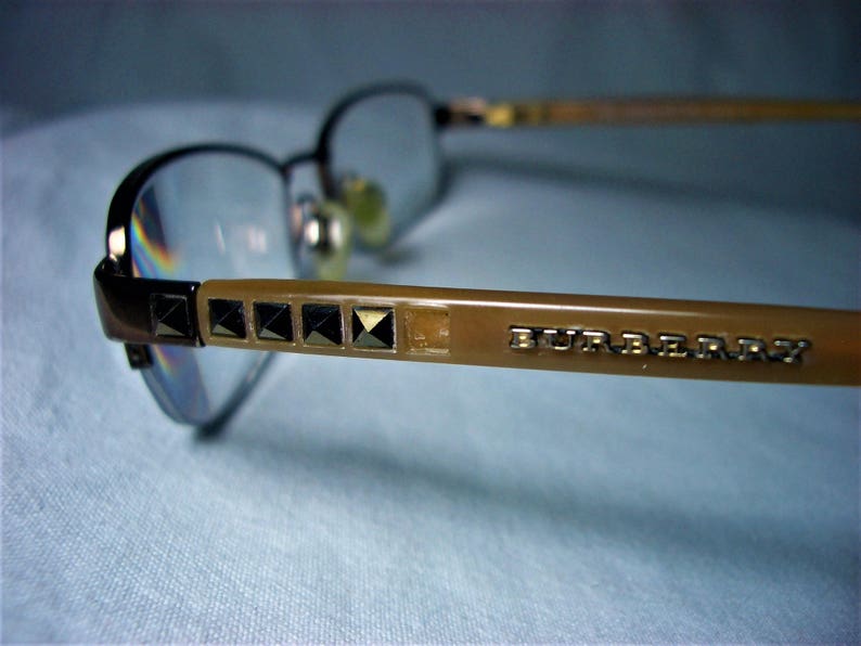 burberry half rim eyeglasses