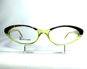 Okulary przeciwsłoneczne John Galliano Cat Eye: eleganckie włoskie oprawki z octanu