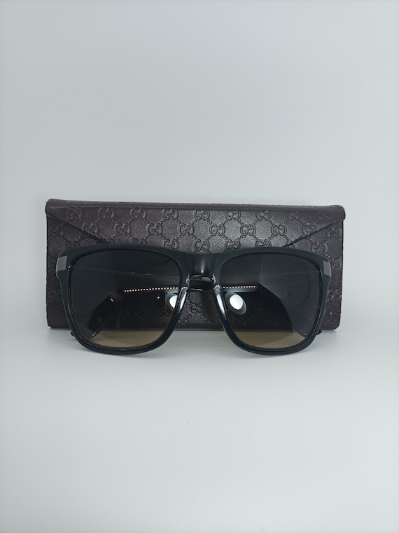 Gucci, Luxury Sunglasses, D Frame, Wayfarer, Oval, New Old 