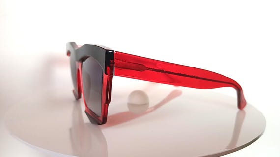 Sunglasses, Ernesto Alaimo, Rectangular, Chunky, … - image 2