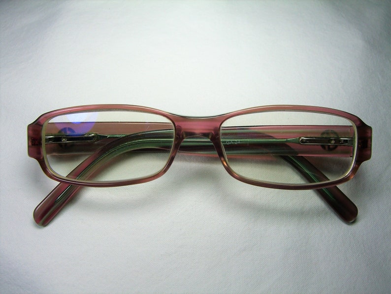 Giorgio Armani, eyeglasses, square, oval, frames, men's, women's, ultra vintage image 7