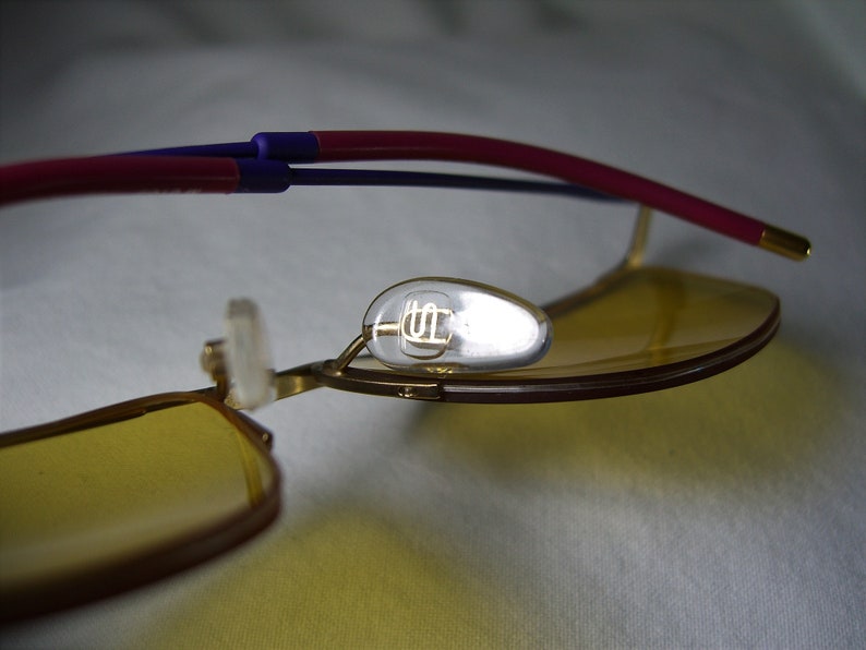 rare Silhouette oval WayFarer women/'s sunglasses super vintage NOS Gold plated Titanium men/'s rimless square