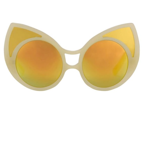 Linda Farrow, Luxury Sunglasses, Hyper Cat Eye, Oversized  display picture 1