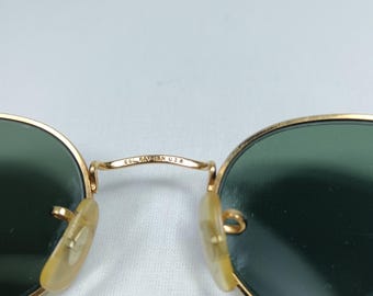 Sunglasses, Round, Oval, Panto, Ray Ban B&L, Gold Plated, Frames