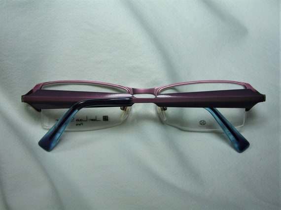 Jean Louis Scherrer, eyeglasses, Titanium, half r… - image 9