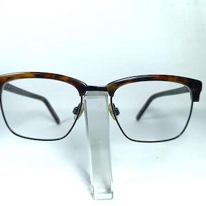 Eyeglasses, Club Master, square, Karl Lagerfeld, luxury frames, tortoise, oval, hyper vintage, rare