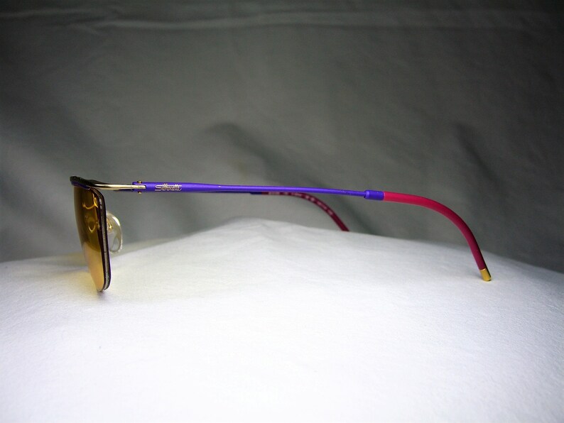 rare Silhouette oval WayFarer women/'s sunglasses super vintage NOS Gold plated Titanium men/'s rimless square