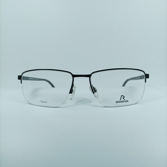 Rodenstock, eyeglasses, Titanium, half rim, squar… - image 1