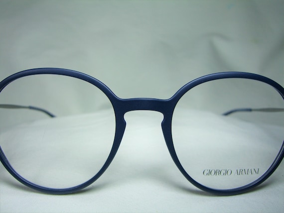 Giorgio Armani Eyeglasses Titanium Round Oval Frames 