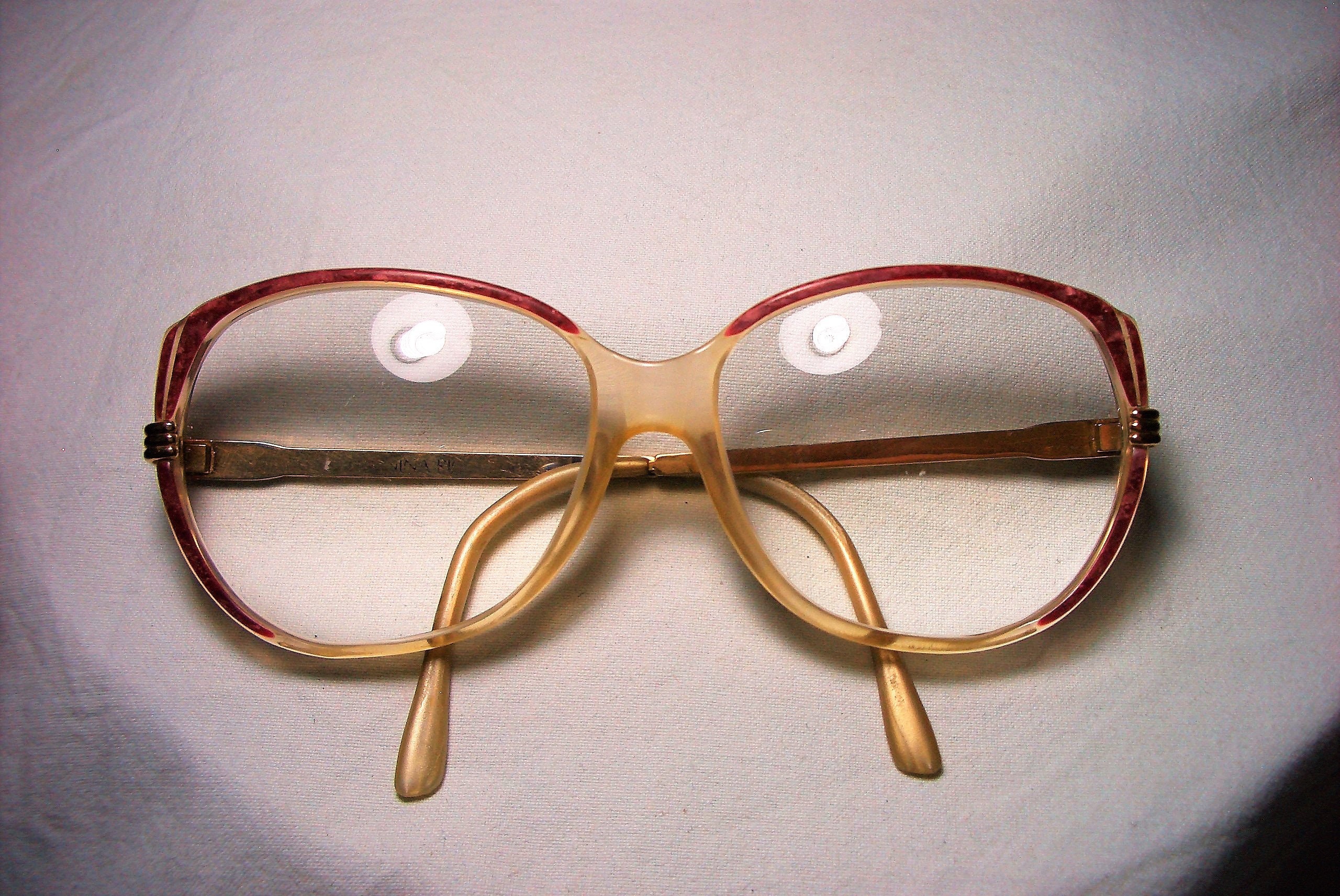 Vintage Nina Ricci‎ Round Eyeglasses Frames Gold Tone Designer Glasses Nina Ricci - Vintage 323 main image 4