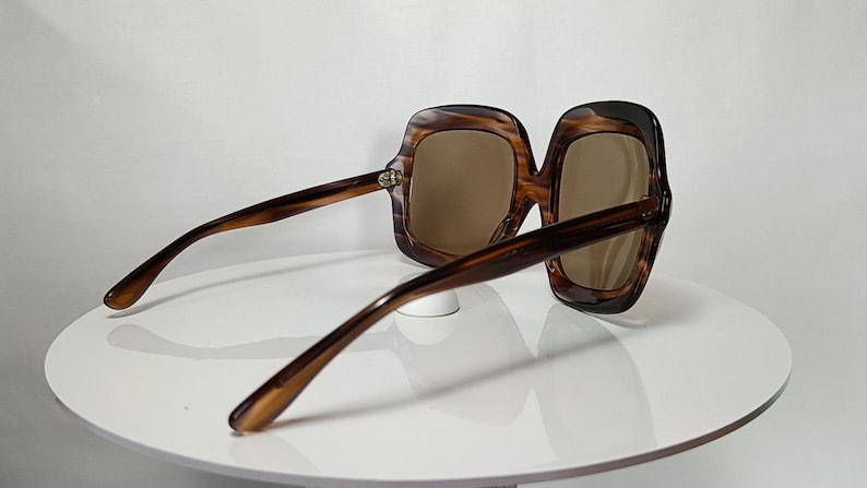 Lyxiga solglasögon rektangulära ASTOR Italien fyrkantiga överdimensionerade bild 4