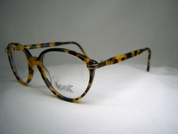 Look, eyeglasses, oval, frames, NOS, hyper vintag… - image 4