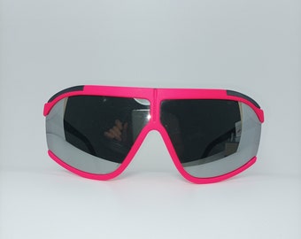Airsport, sunglasses, sports, ski, cycling, wrap around, mirror lens, unisex, hyper vintage, unique