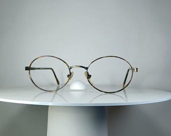 Lunettes de vue LUXOTTICA montures ovales New Old Stock