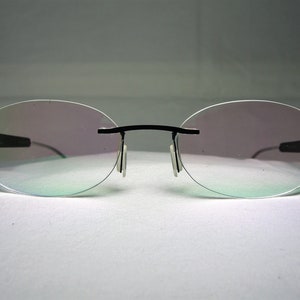 ByWP, eyeglasses, rimless, oval, round, frames, men&#39;s, women&#39;s, NOS, ultra vintage, rare