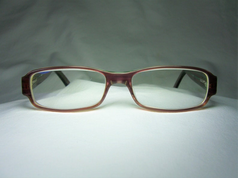 Giorgio Armani, eyeglasses, square, oval, frames, men's, women's, ultra vintage image 1