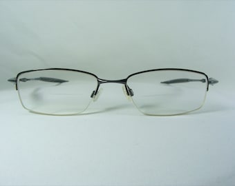 Oakley, eyeglasses, Titanium, square, oval, frames, men's, women's, high tech vintage, rare