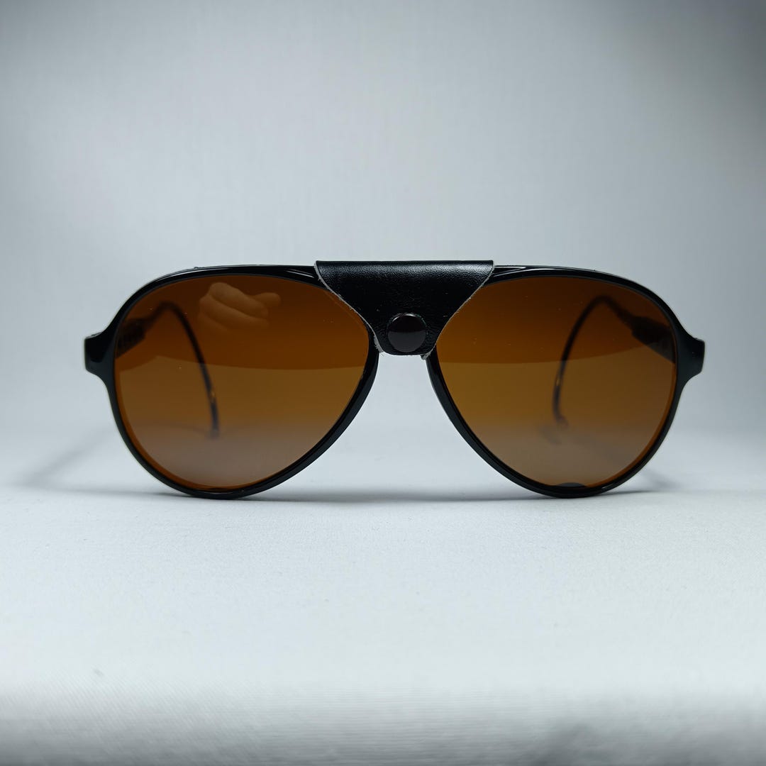 Raf Simons Glacier Stripe Aviator Sunglasses