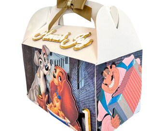 The Lady and the Tramp Favor Boxes - Etsy