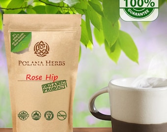 Organic Rose Hip Herbal Tea: Immune Booster, Vitamin C Rich