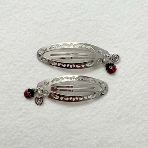 Silver Plated Hair Spiral with Heart Charm Hair Spiral Silver - Etsy main image 2