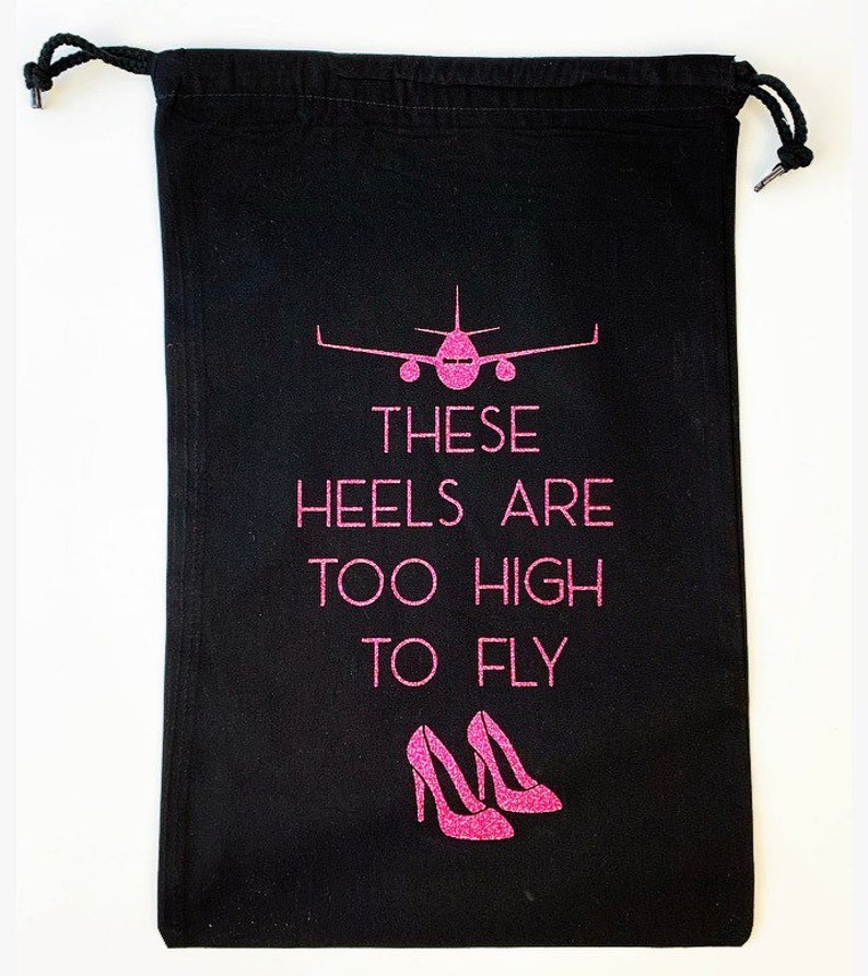 Personaliseable Flight attendant Shoe bag cabin crew air Etsy