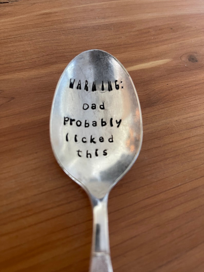 Stamped Spoons With Funny and Cute Sayings or CUSTOM Spoon Etsy