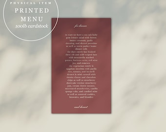 Modern Printed Wedding Menus, Printed Wedding Menus, Printed Menus, Unique Wedding Menu Designs, Unique Printed Wedding Menus