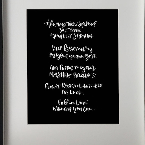 Always Throw Spilled Salt Practical Magic Svg Etsy