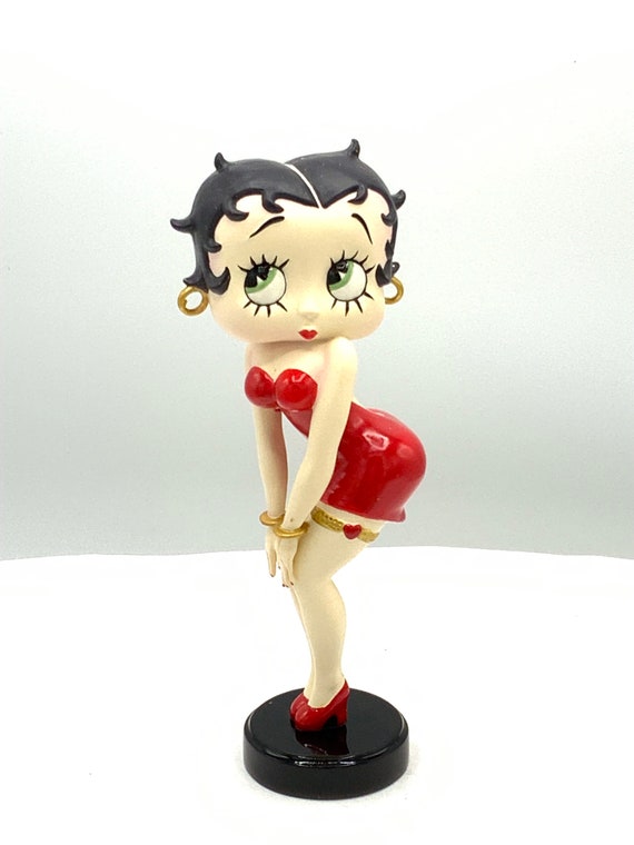 Gorgeous Collectible Betty Boop Figurine, With Red Dress, New With Original  Box. 