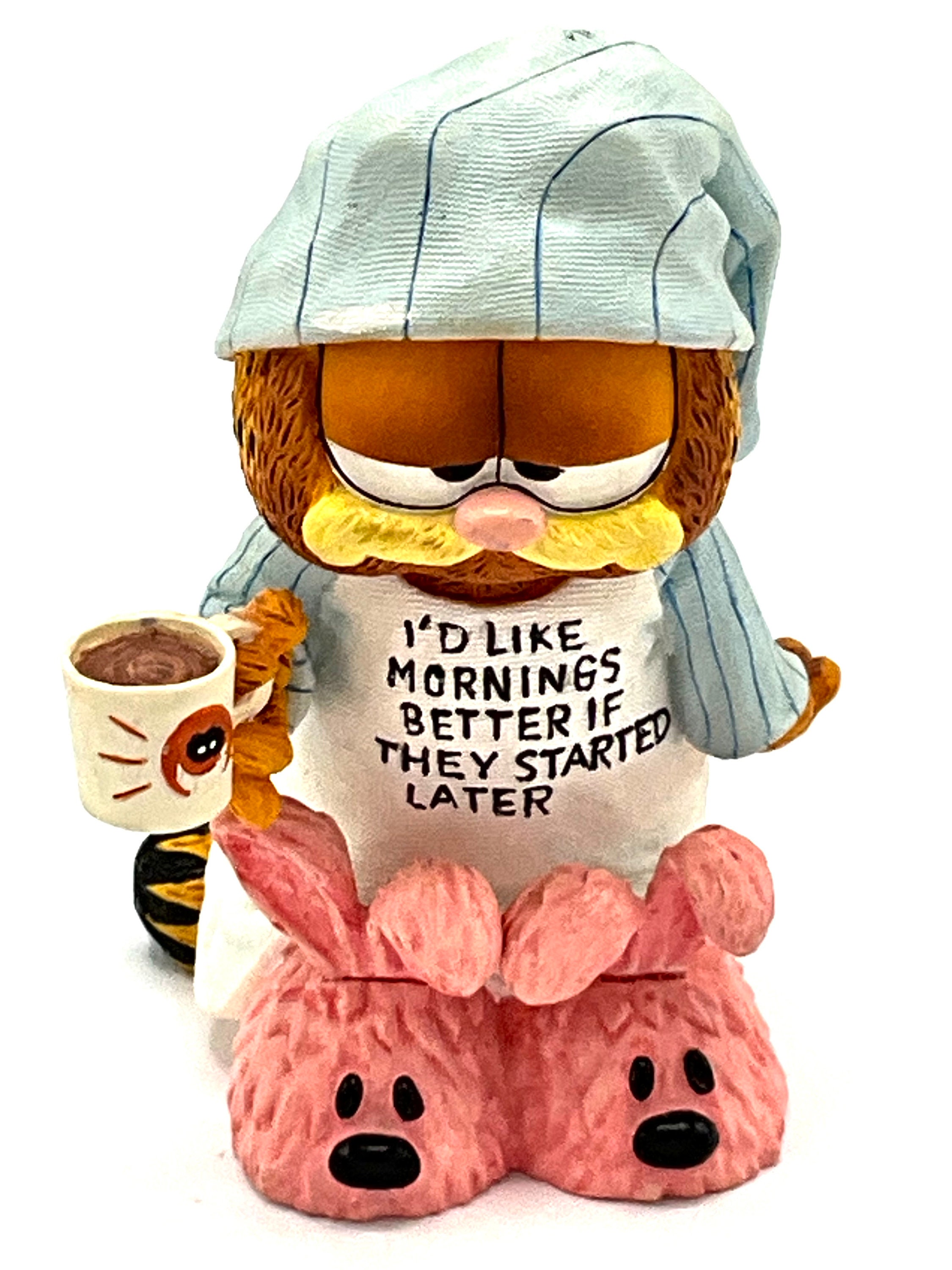Gorgeous Collectible and Vintage Garfield With Blue PJ With Rabbit ...