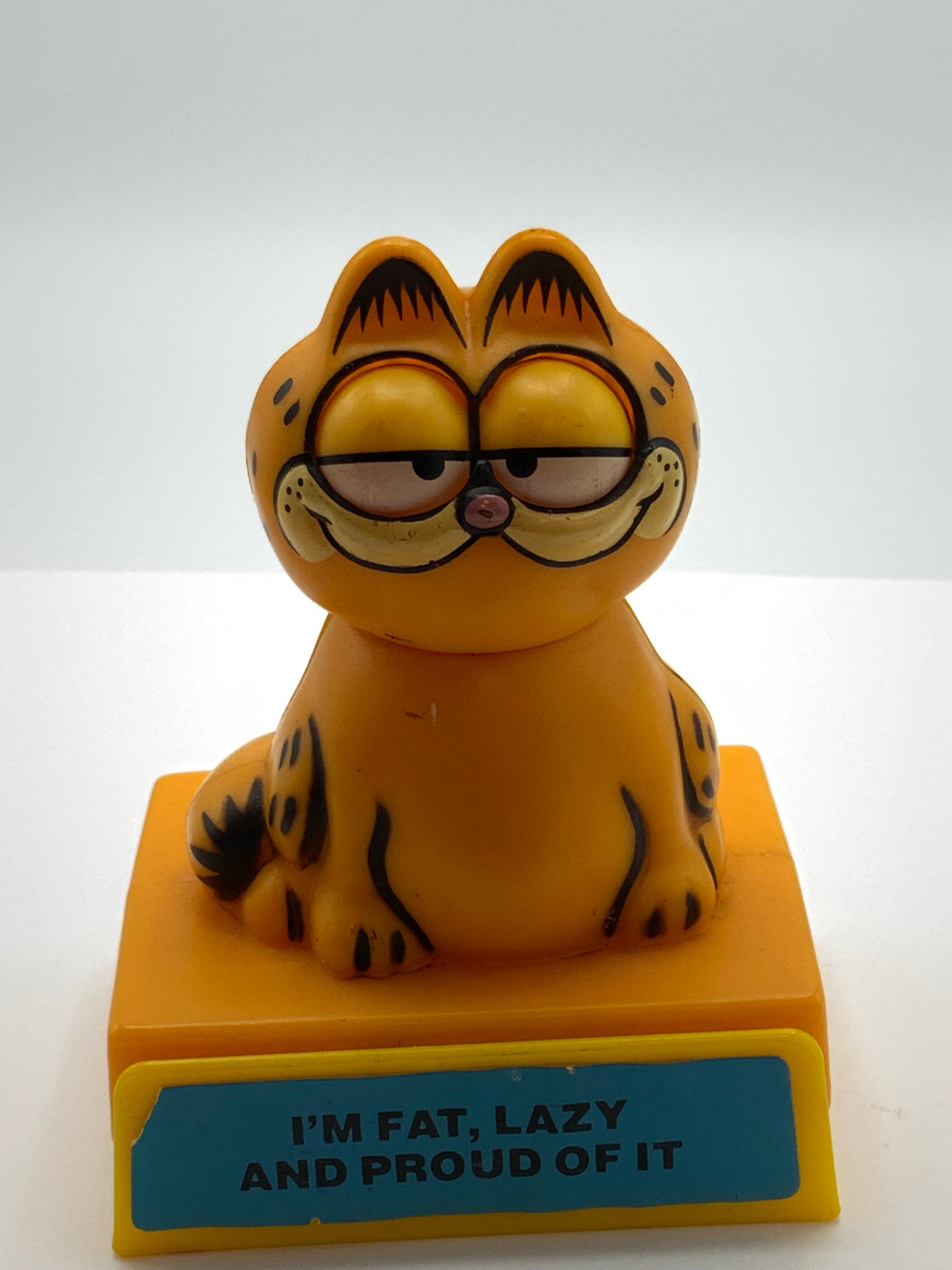 Big Rare Garfield pvc figure 1978/1981 Playmates, vintage