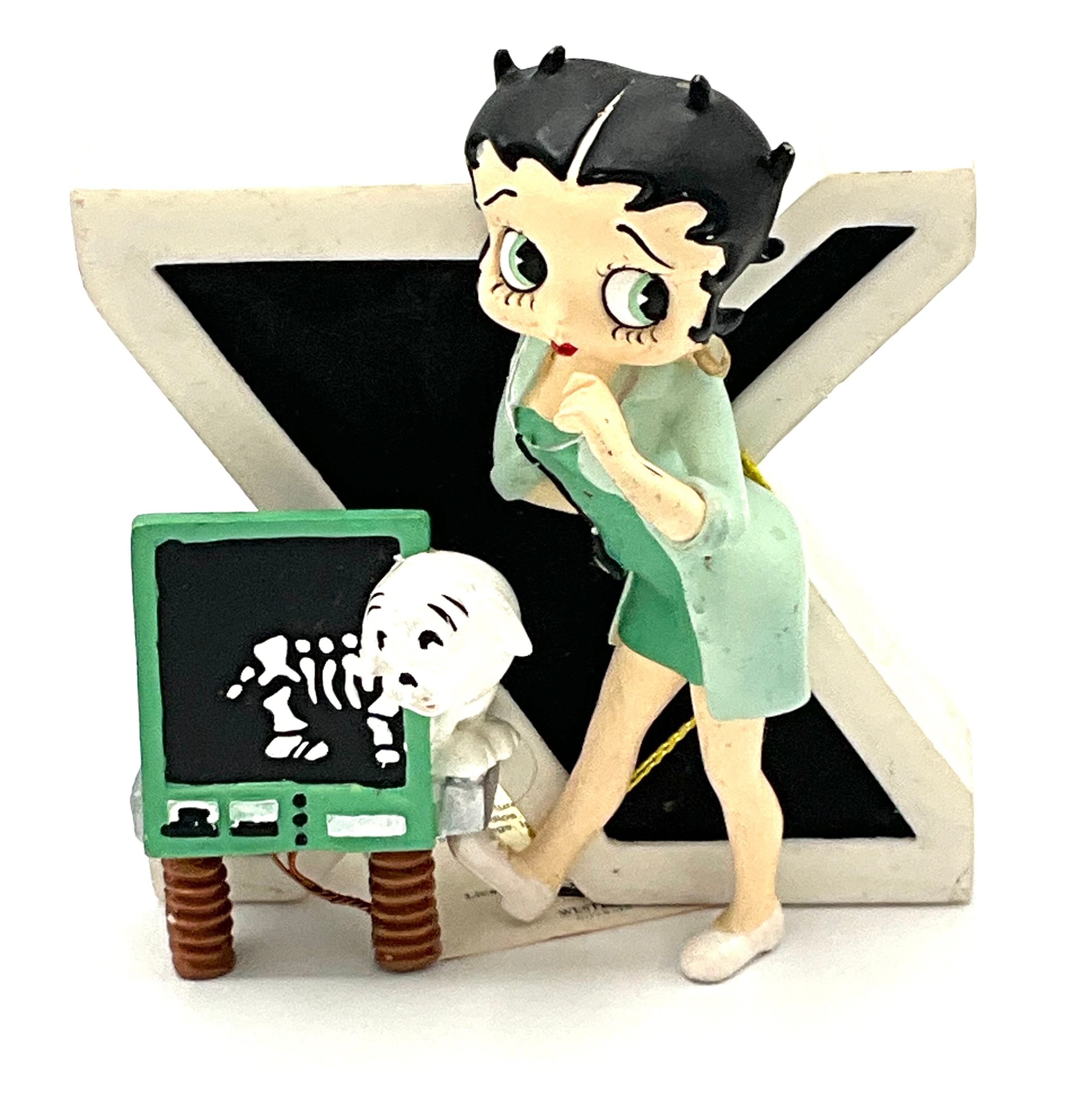 Gorgeous Collectible and Vintage Betty Boop With Letters. H, X, P