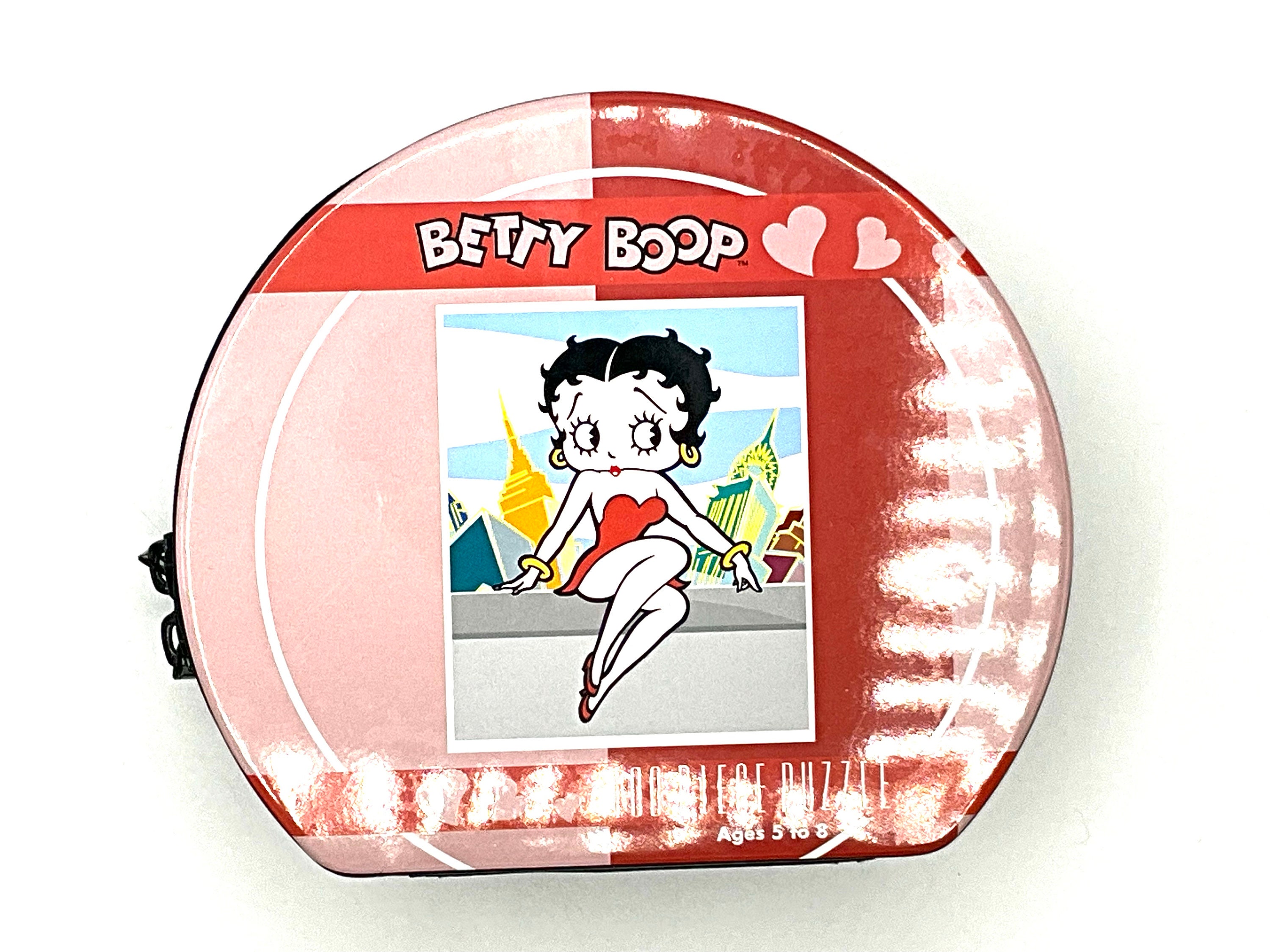 Gorgeous Collectible And.vintage Betty Boop Puzzle, Box, Red Dress