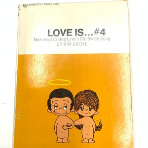 Gorgeous collectible and vintage book of Love is, by Kim Grove, love. Love is 4