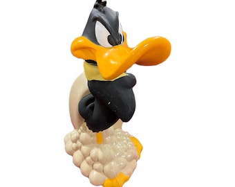 Vintage Daffy Duck Bath Soap Bottle 1997 Warner Bros, PVC, Bubble bottle, duck.