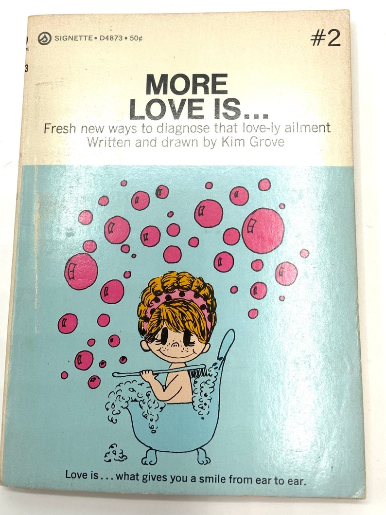 Gorgeous collectible and vintage book of Love is, by Kim Grove, love. Love is #2