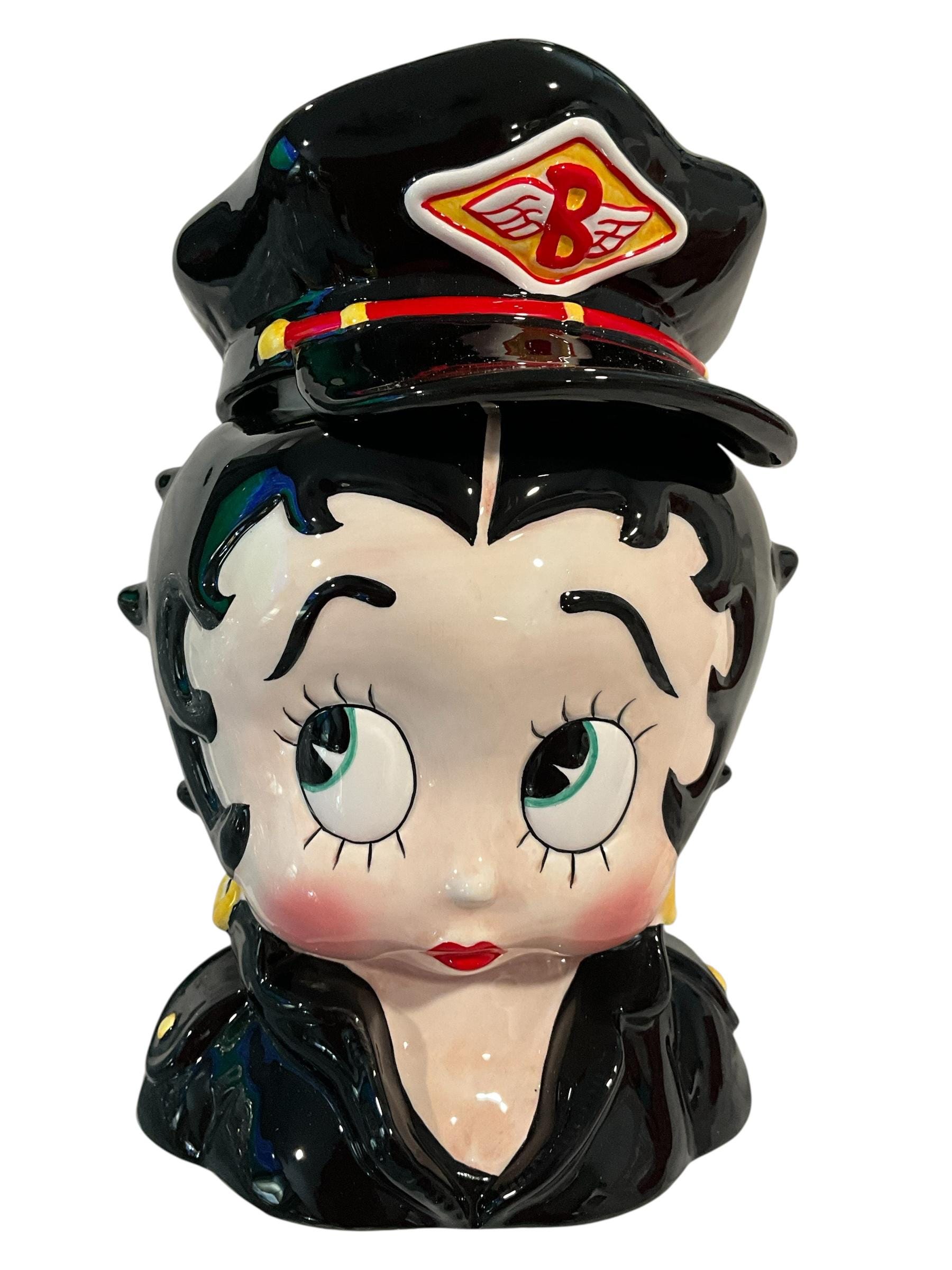 Gorgeous Collectible and Vintage Betty Boop as Biker Cookie Jar