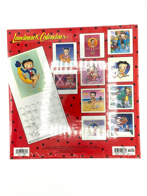 Gorgeous Collectible Calendar of Betty Boop, Seal, Regular Size. 1995. -  Etsy Norway