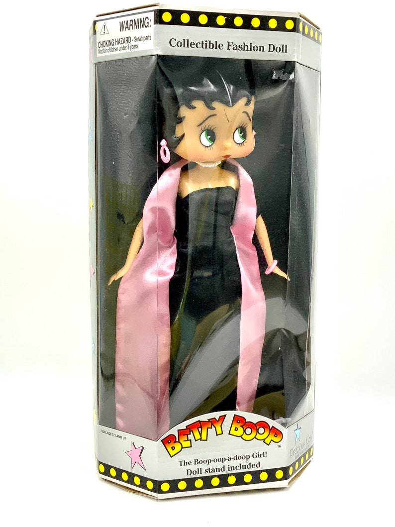 Gorgeous Collectible Vintage Betty Boop Doll Fashion Doll, Black and ...