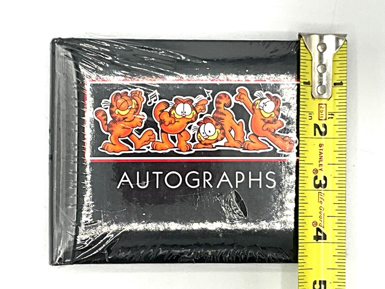 Gorgeous Collectible and Vintage Garfield Autograph Book Seal, Cat With ...