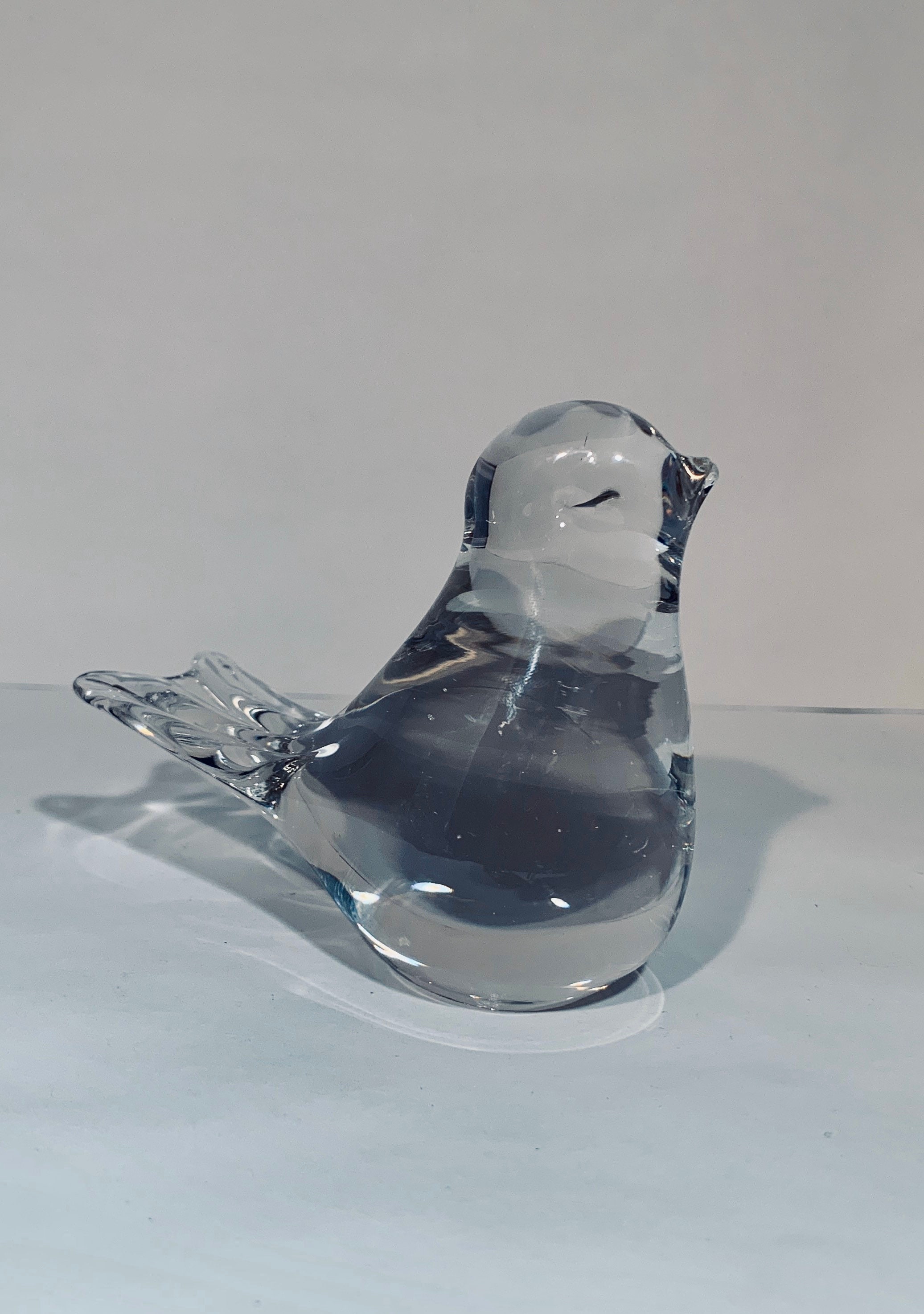 Gorgeous Collectible and Vintage Clear Paperweight as a Bird. - Etsy