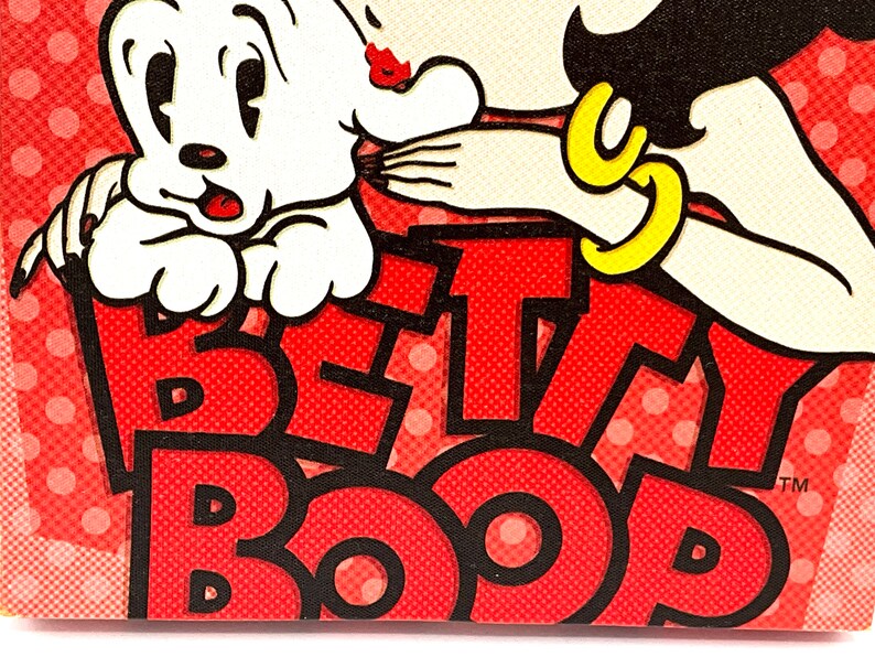 Gorgeous Collectible and Vintage Betty Boop Framed Poster, Pudgy. - Etsy