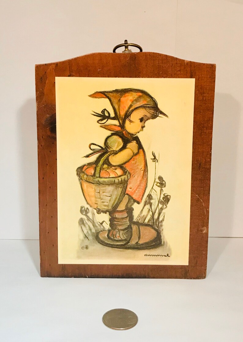 Vintage Set of 3 Hummel Art Manchester Wood Plaques Etsy